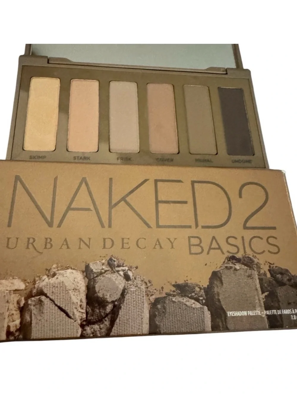 🤎NEW Urban Decay Womens Naked 2 Basics Neutral Tone Minimalist Eyeshadow Palette